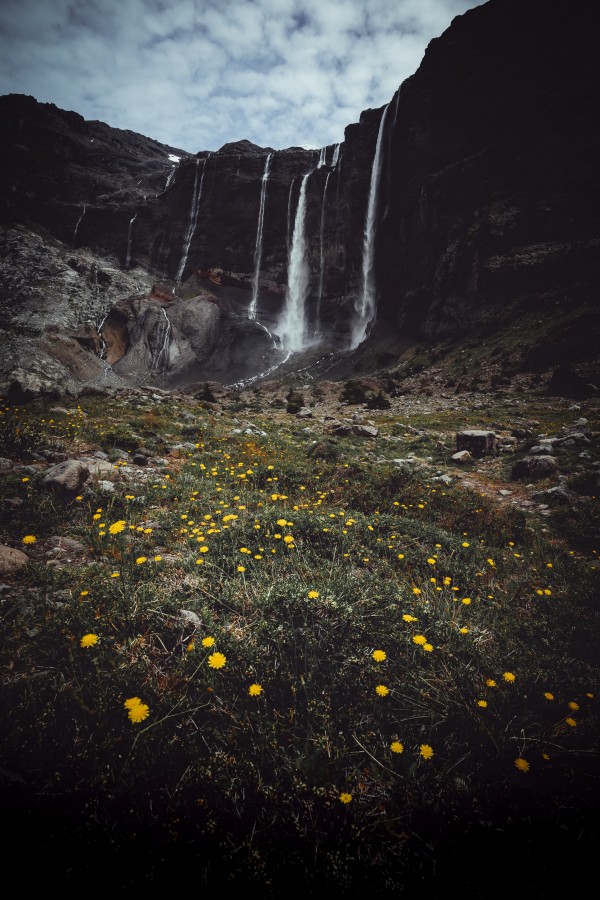 Cascadas colgantes