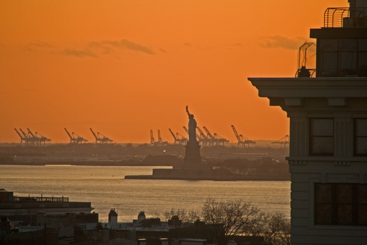 Atardecer - Estatua de La Libertad NY