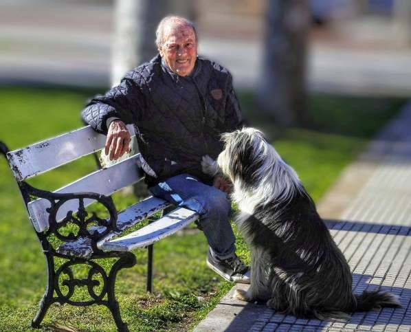 Con mi fiel amigo