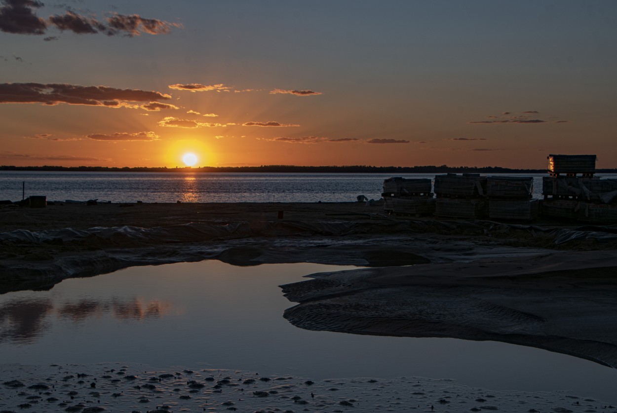 Atardecer en la isla