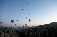 Despegando en el amanecer...