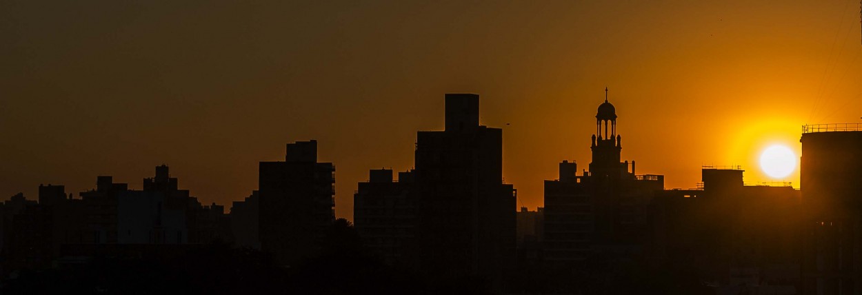 Amanecer en el camino.