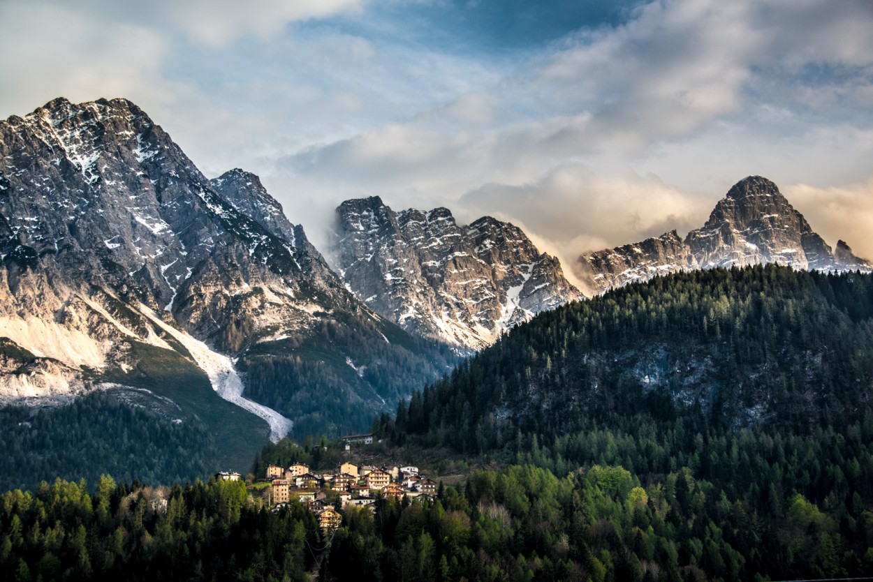 Pueblo alpino