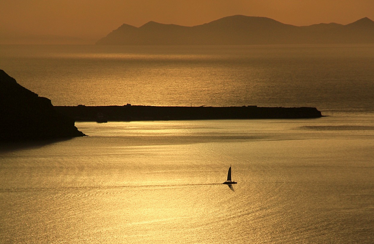 En un mar dorado