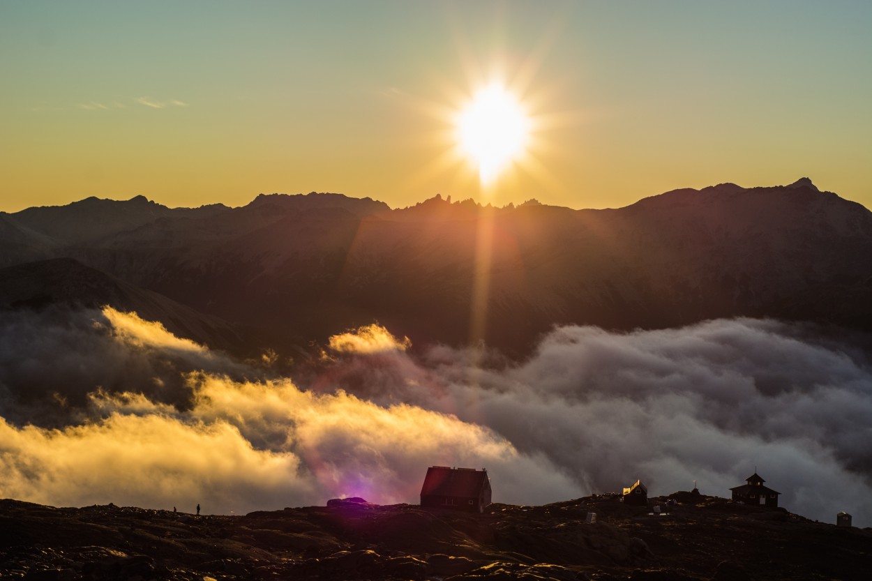 Amanecer en el refugio