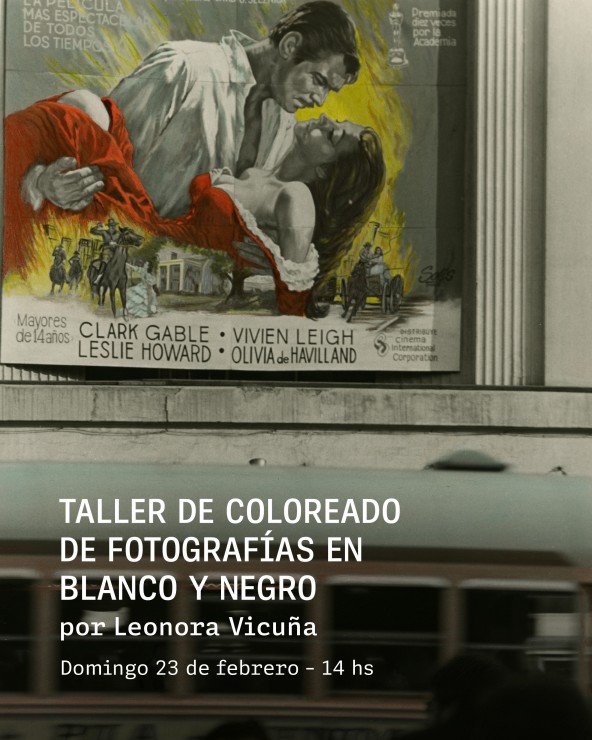 Taller de coloreado de fotografas en B&N