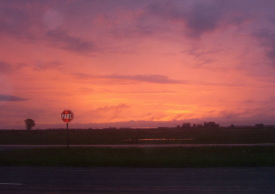 "Atardecer en la ruta" de Noemi Gomez