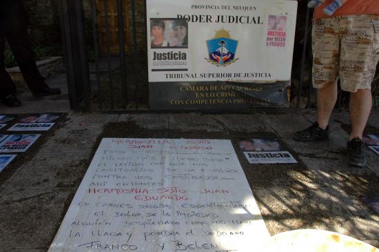 "`Justicia ...por Franco y Belen`" de Jorge A. Cceres