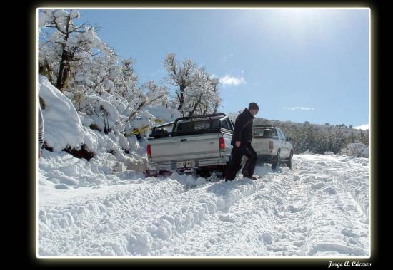 "`.... en la nieve`" de Jorge A. Cceres