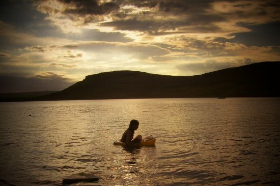 "Atardecer en La Brava(Balcarce)" de Liliana Smith