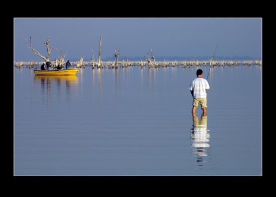 "Pesca en Mar Chiquita" de Carlo Legnazzi