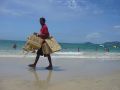 Vendiendo en la playa