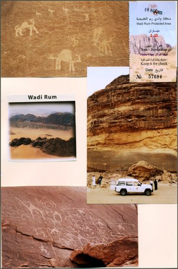 "desierto del Wadi Rum" de Marcelino Alonso