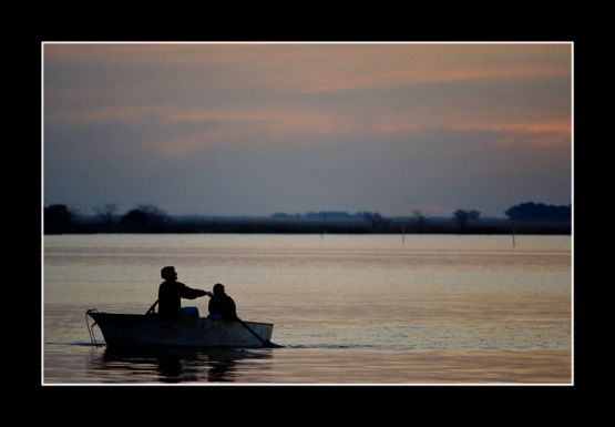 "Tres fotos...un mismo atardecer" de Daniela Liska