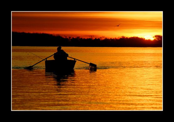 "Tres fotos...un mismo atardecer" de Daniela Liska