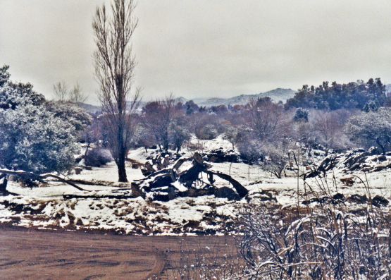 "Paisaje nevado" de Martha A. Moreschi