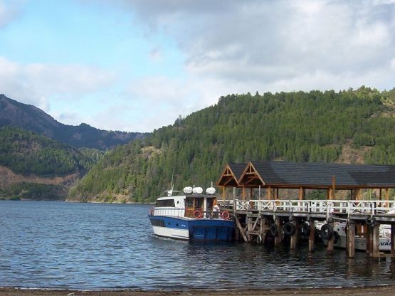 "El muelle y el barco" de Diana Ruscio