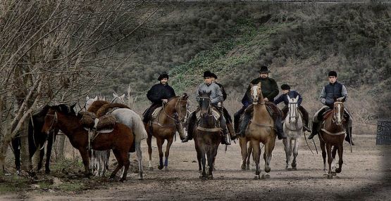 "Entrando al pueblo" de Ricardo Baigorria