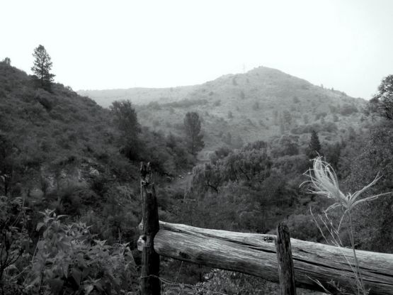 "El dique Los Molinos con niebla" de Jorge Berterretch