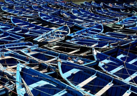 "barcas de pesca" de Marcelino Alonso