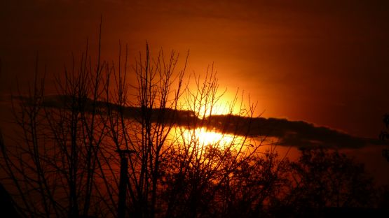 "atardecer despues del granizo" de Noemi Gomez