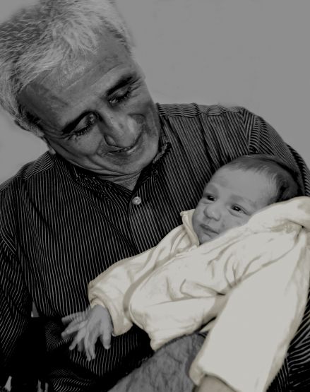 "Retrato de Abuelo y Nieto" de Solis Alba Iris