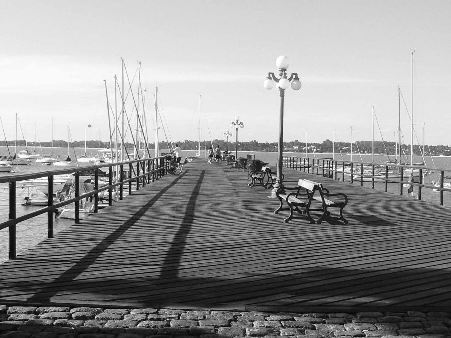 "Muelle en Uruguay" de Daniel Omar Alamo