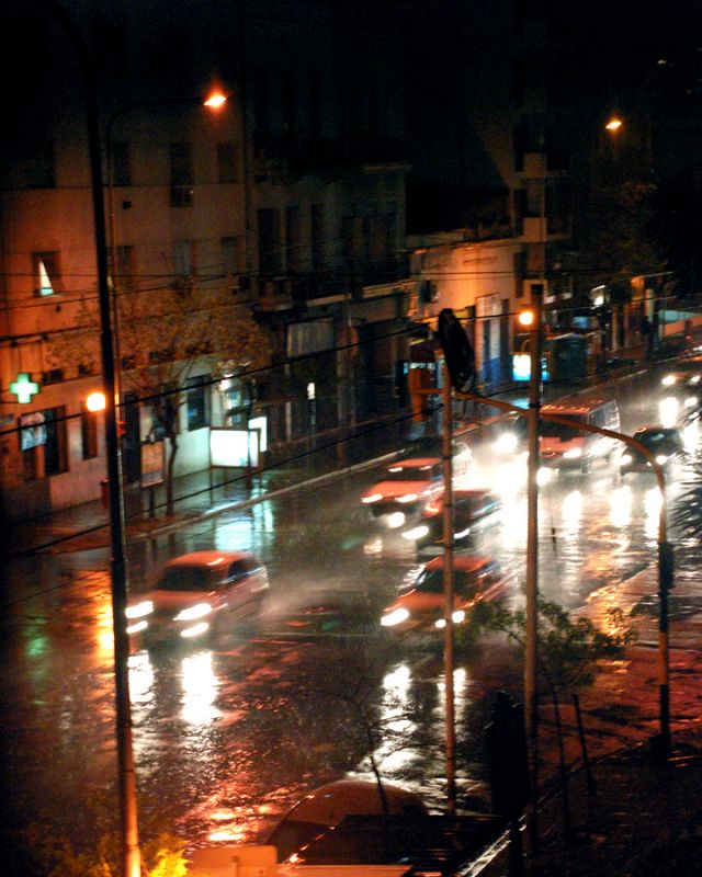 "noche de lluvia 03" de Jose Maria Domnguez