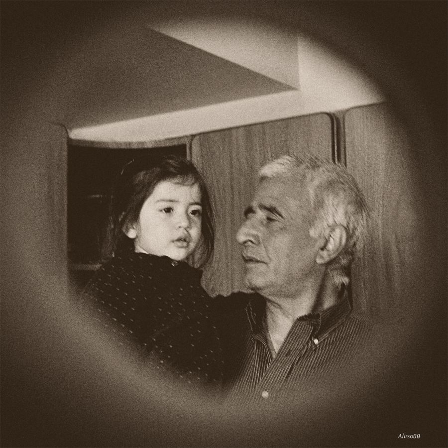 "Mi abuelo y yo II" de Solis Alba Iris