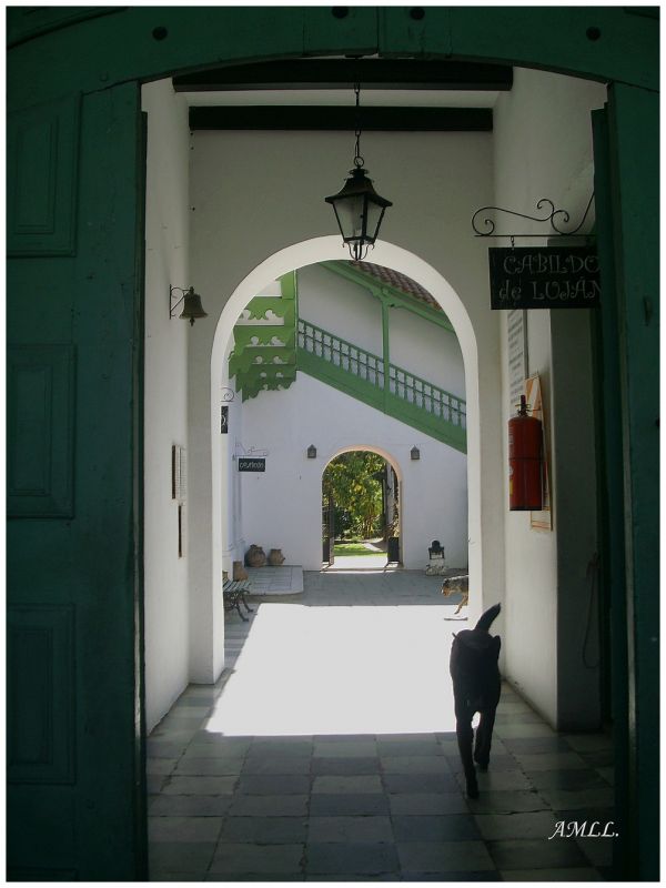 "Desde el portal." de Ana Llaneras.