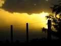 Noviembre, nubes, sol y tierra