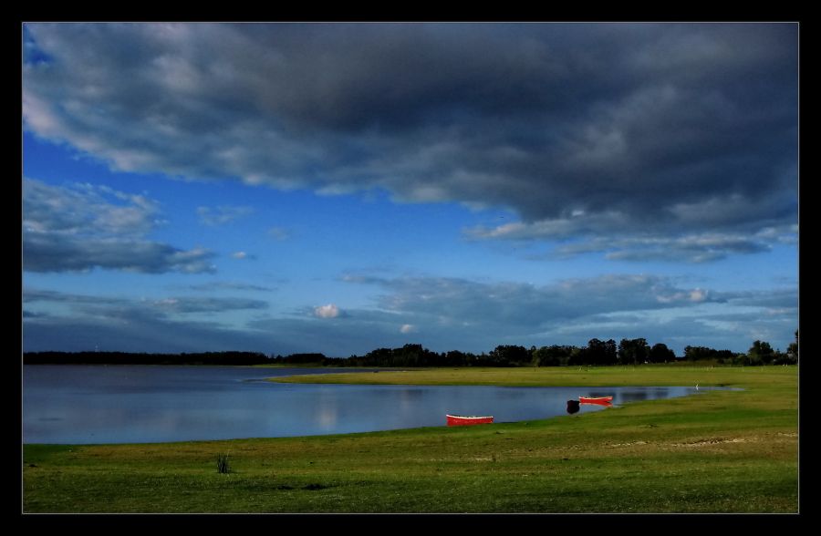 "Tarde en el lago." de Arturo Rey