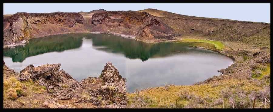 "Volcan laguna azul" de Manuel Raul Pantin Rivero