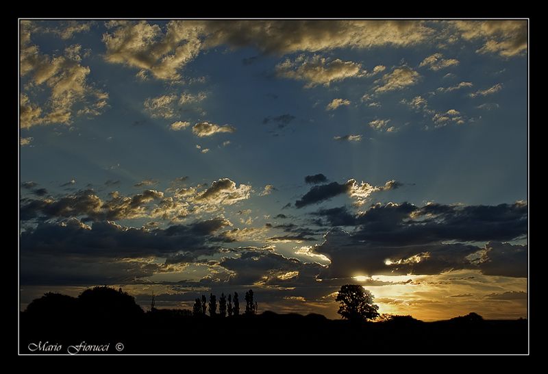 "Atardecer  cerca de Toay" de Mario Gustavo Fiorucci