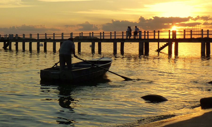 "el muelle del pescador" de Noemi Gomez