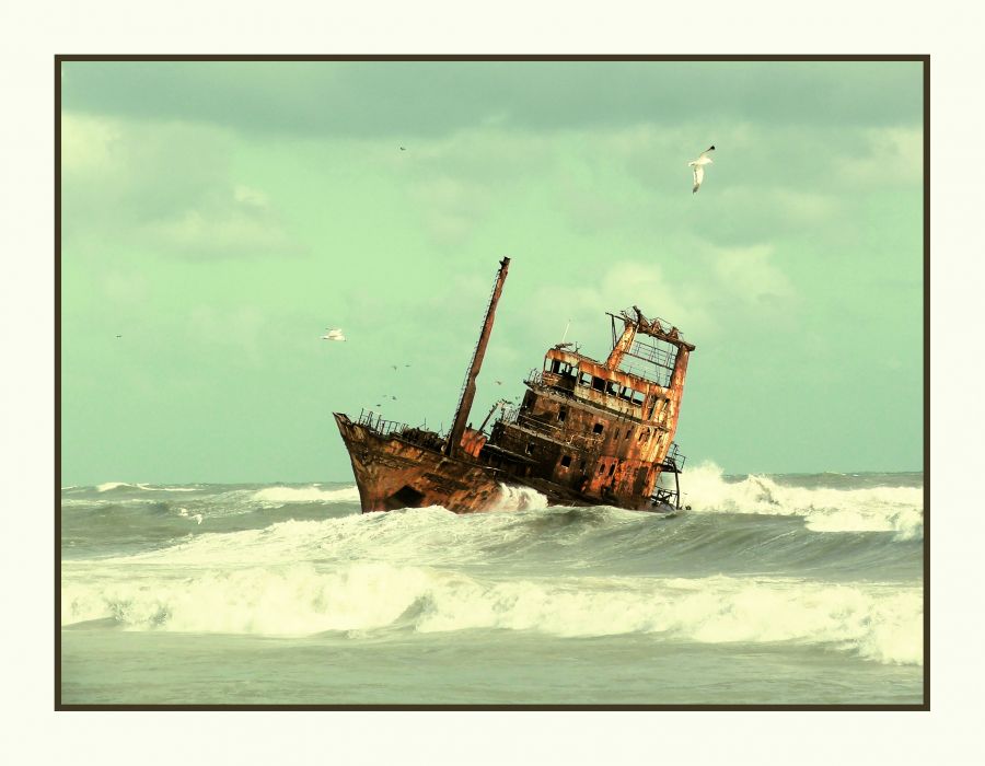 "Barco hundido" de Vero Martnez