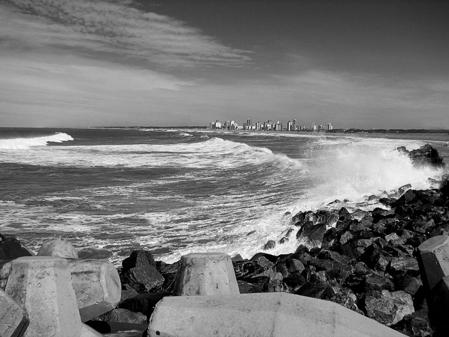 "Las olas y el viento........." de Manuel Raul Pantin Rivero