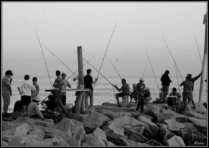 "Pescadores al amanecer..." de Roberto Di Siervi