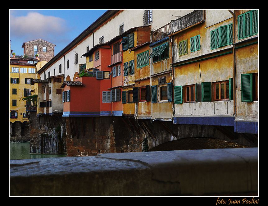 "PONTE VECCHIO- Florencia" de Juan Antonio Paolini