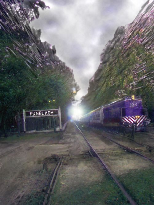 "tren se va" de Gustavo Diaz de Vivar