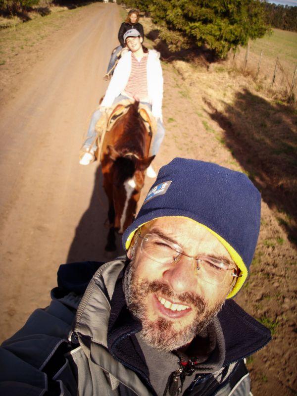 "a caballo" de Sergio Bosco