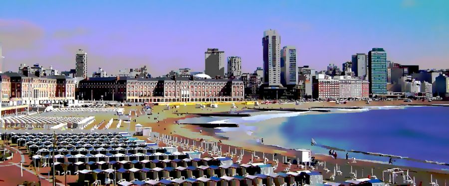 "Mar del Plata en pinceladas" de Cristina Wnetrzak