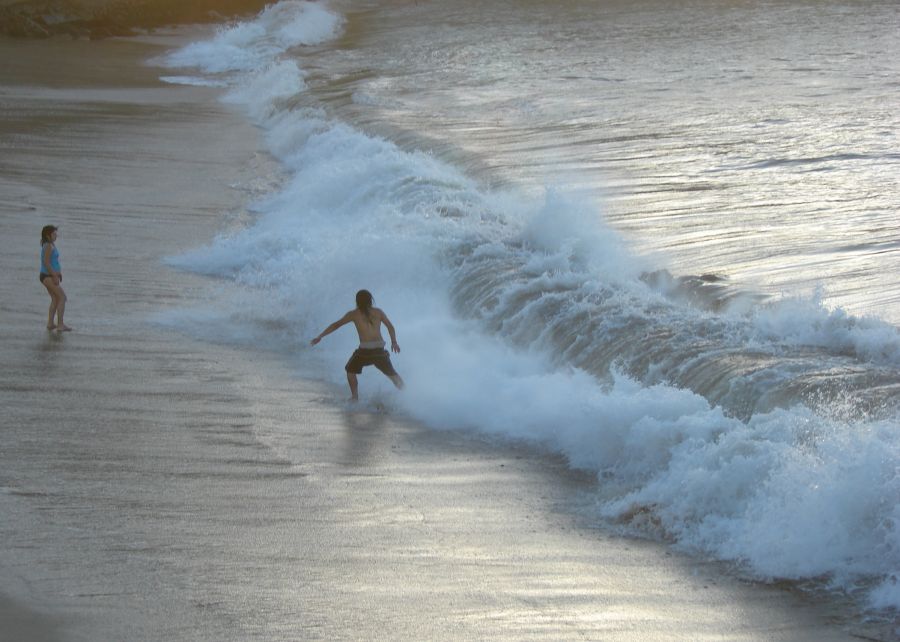 "en la playa" de Dante Escudero