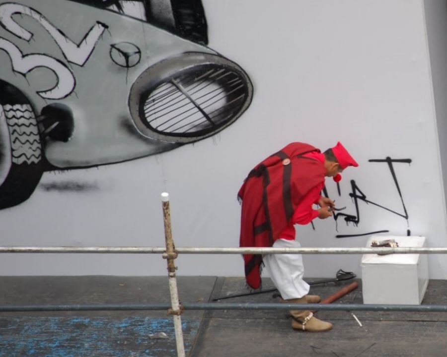 "Gaucho graffitero" de Daro Blanco