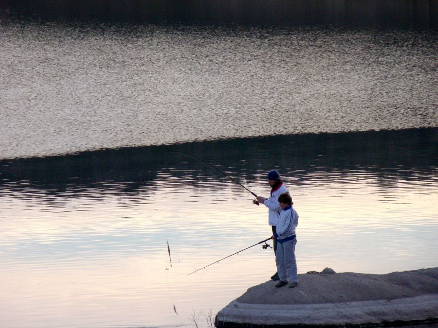 "Tarde de pesca" de Claudia Alejandra Allala