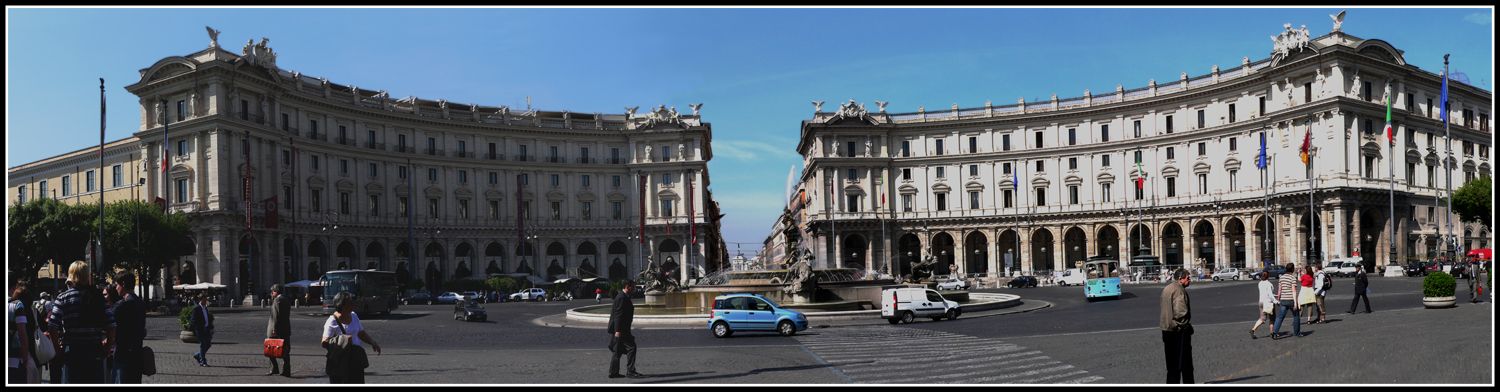 "PLAZA DE LA REPBLICA - Roma" de Juan Antonio Paolini