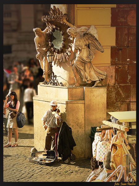 "ARTISTA CALLEJERO II - Roma" de Juan Antonio Paolini