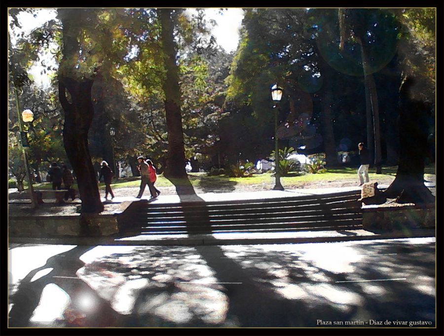 "Plaza San martin" de Gustavo Diaz de Vivar