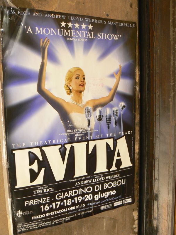 "Evita en Florencia" de Sandra Papadpulo