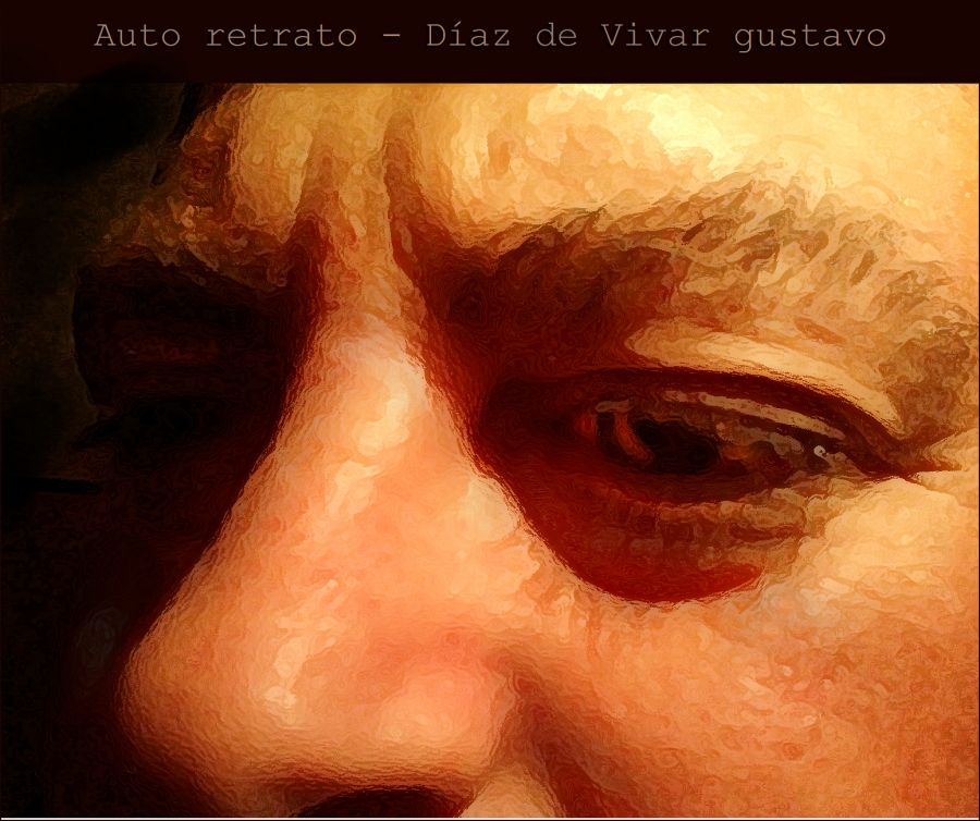 "autoretrato" de Gustavo Diaz de Vivar